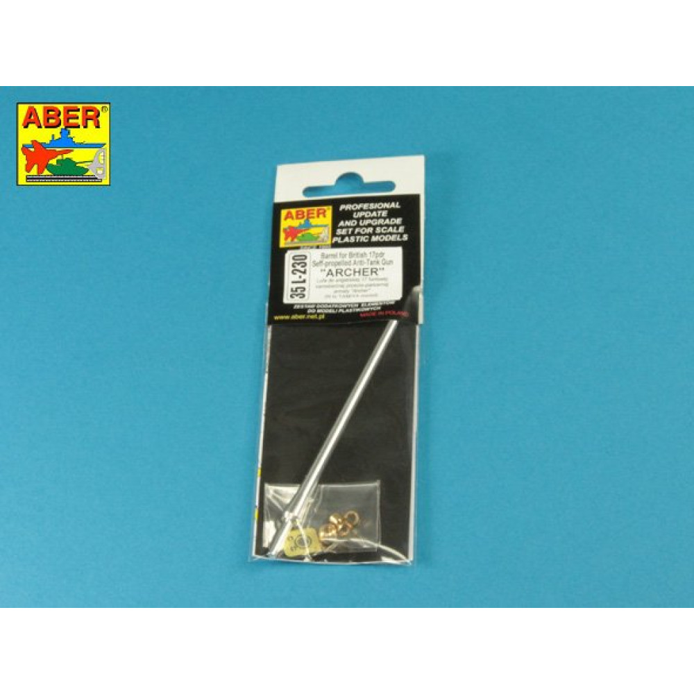 Barrel for 17pdr. Self-propelled A/T gun “Archer” 1/35 ABER 35 L-230