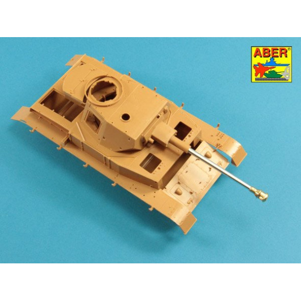 75mm KwK40L/48 barrel with middle model muzzle brake for Germ.Pz.Kpfw.VI, Ausf.H 1/35 ABER 35 L-237