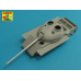 Russian D-10T 100mm tank barrel for T-54B/T-55 1/35 ABER 35 L-249