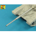 125mm 2A46 Barrel for Russian Tank T-64 & T-72A – without thermal cover 1/35 ABER 35 L-250