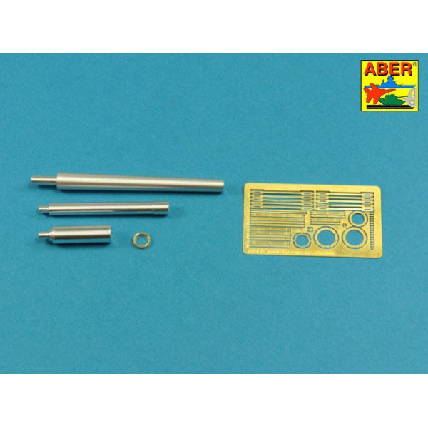 125mm 2A46 Barrel for Russian Tank T-64 & T-72A – without thermal cover 1/35 ABER 35 L-250