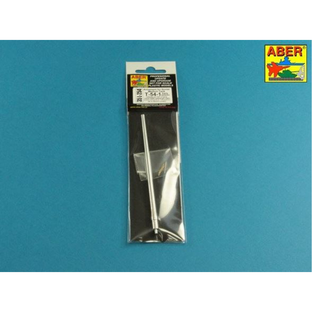 Armament for Soviet T-54-1 Medium Tank 1x100mm D-10T, 3x7,62 mm SGMT MG 1/35 ABER 35 L-254