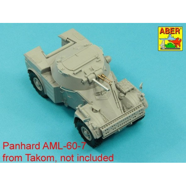 Armament for AML-60-7, barrel for 7,62mm Macxhine guns x 2 pcs. 90mm mortar 1/35 ABER 35 L-274