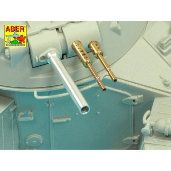 Armament for AML-60-7, barrel for 7,62mm Macxhine guns x 2 pcs. 90mm mortar 1/35 ABER 35 L-274