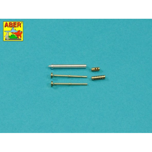 Armament for AML-60-7, barrel for 7,62mm Macxhine guns x 2 pcs. 90mm mortar 1/35 ABER 35 L-274