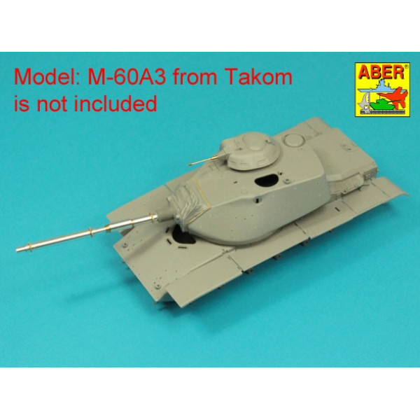 105 mm M-68 barrel with thermal shroud for M60A3 Tank 1/35 ABER 35 L-281