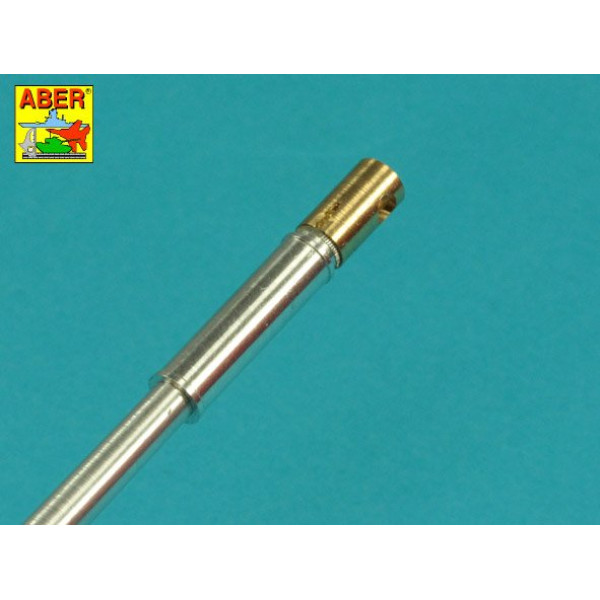 90 mm M-36 tank barrel cyrindrical Muzzle Brake without mantlet cover for U.S. M47 Patton 1/35 ABER 35 L-284