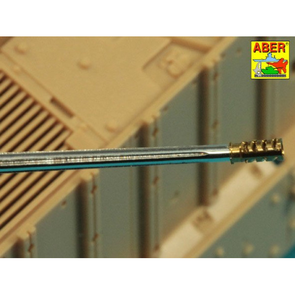 25mm M242 Bushmaste rribbed chain gun barrel & 7,62mm M240 machine gun barrel used on late M2A3 Bradley or LAV-25 1/35 ABER 35 L-292