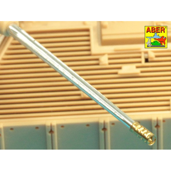 25mm M242 Bushmaste rribbed chain gun barrel & 7,62mm M240 machine gun barrel used on late M2A3 Bradley or LAV-25 1/35 ABER 35 L-292