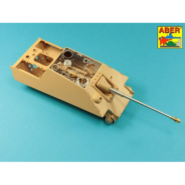 German 8,8cm Two part Pak 43/3 L/71 barrel for Jagdpanther Ausf G1 late G2 (RFM) 1/35 ABER 35 L-295