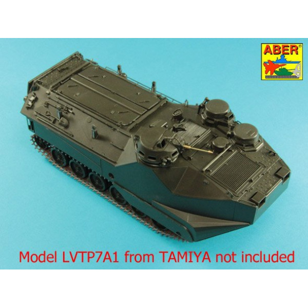 Barrel to U.S. M85 cal .50 heavy machine gun used on M60, M728, LVTP7 1/35 ABER 35 L-297