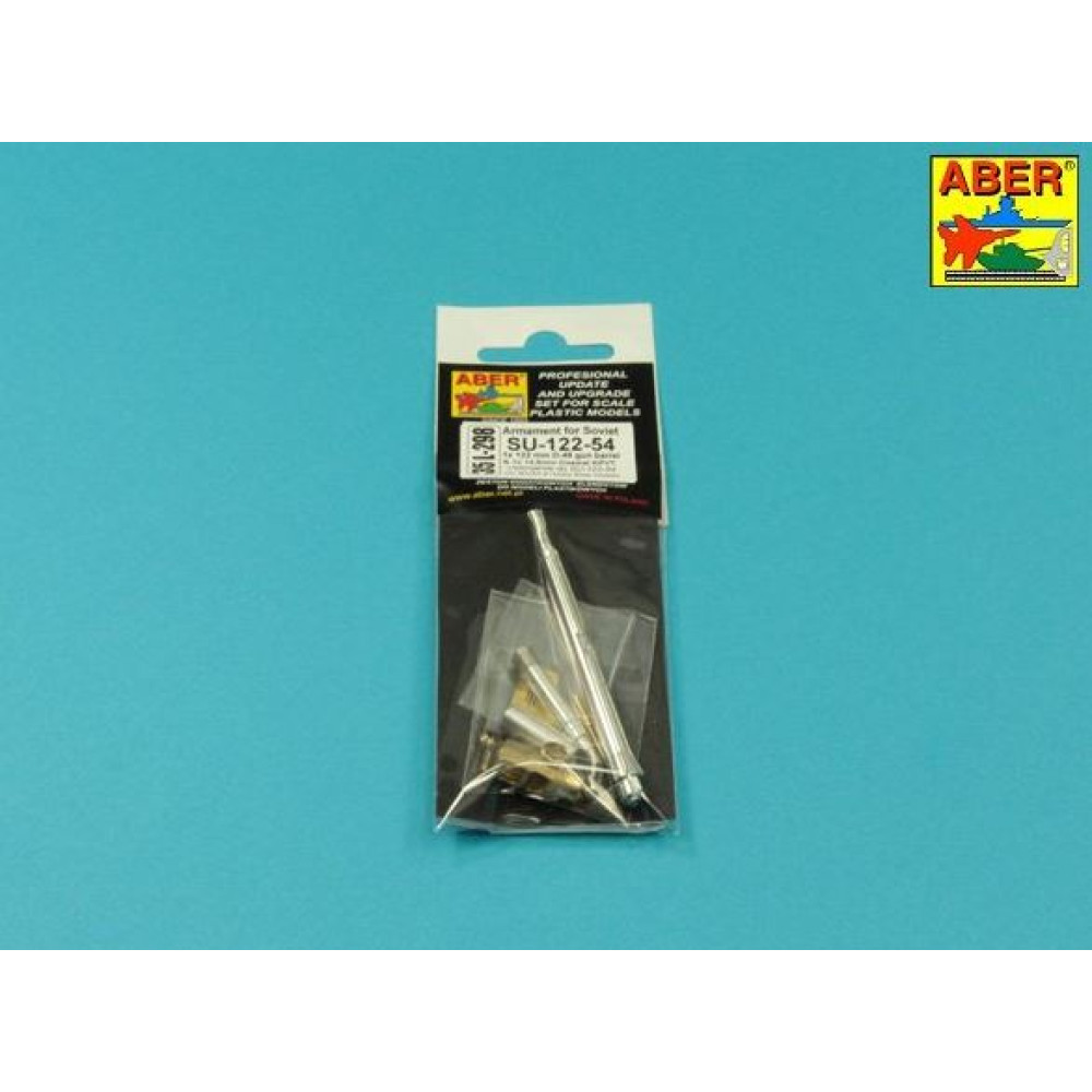 Armament for Soviet SU-122-54: 1x122 mm D-49 gun barrel, 1x14,5 mm KPVT 1/35 ABER 35 L-298