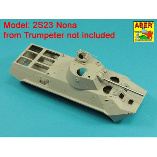 120mm 2A60 barrel for 2S23 Nona  1/35 ABER 35 L-308