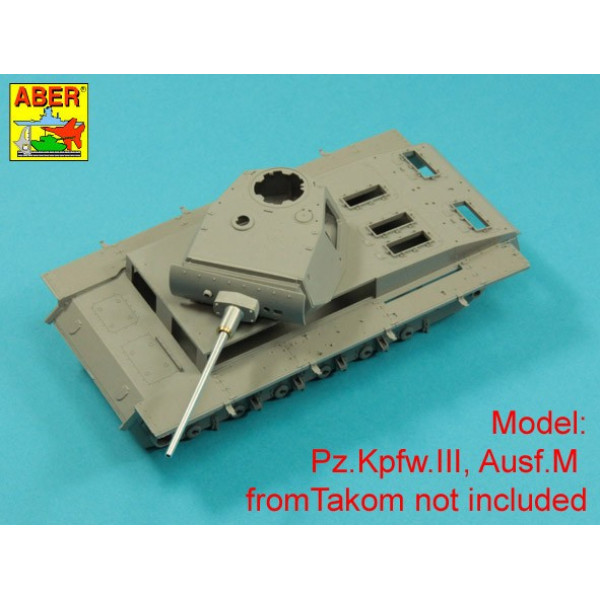 Germ.50mm KwK39L/60 Barrel Pz.Kpfw.IIIAusfJ, L,M  1/35 ABER 35 L-316