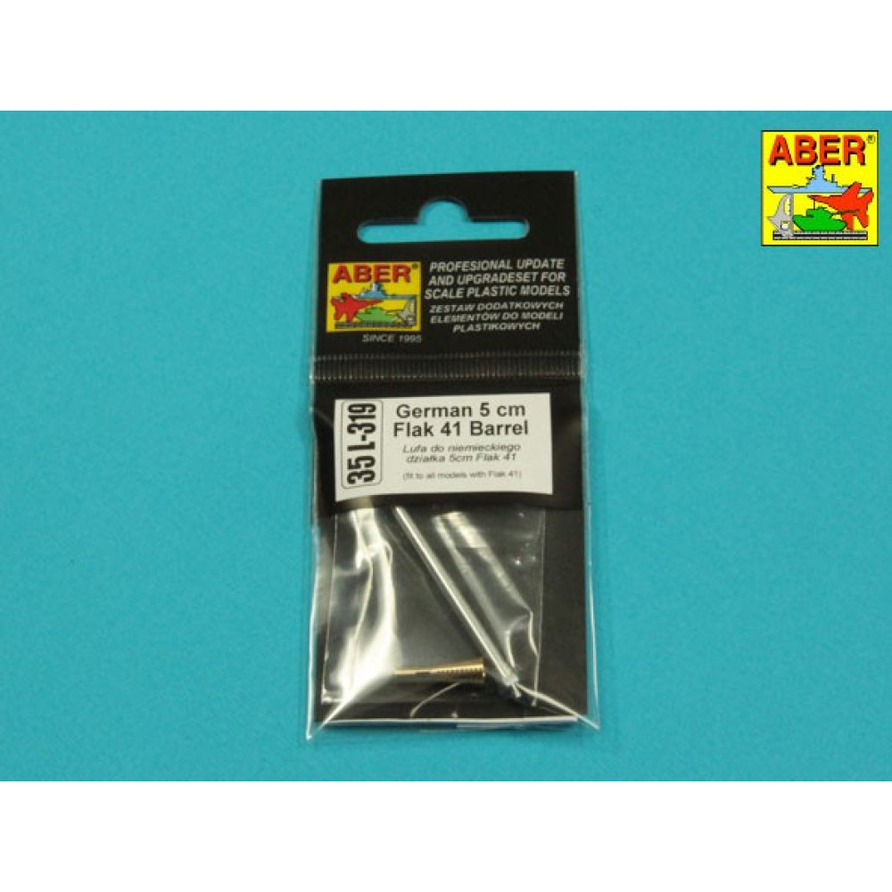 German 5 cm barrel for AA guns Flak 41  1/35 ABER 35 L-319