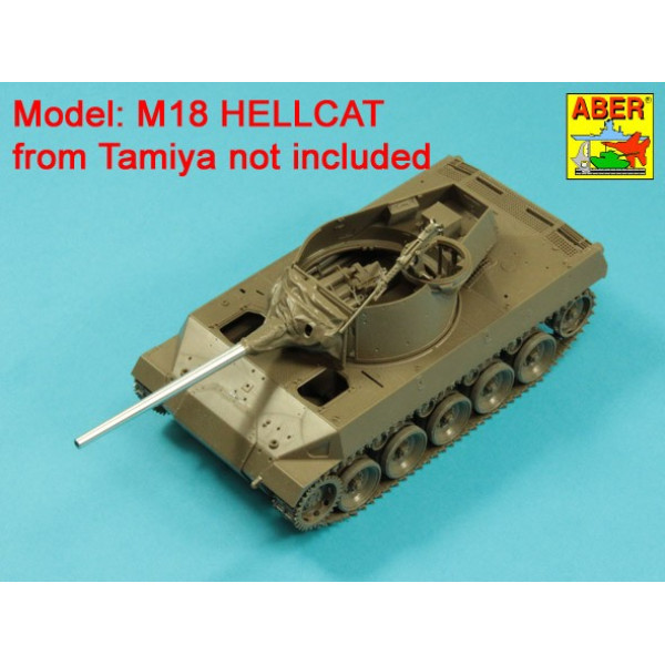 76mm M1A1 Barrel for M18 Helcat U.S. Tank Destroyer 1/35 ABER 35 L-325