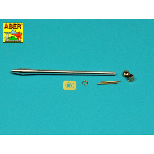 76,2 mm Ordinance Q.F. 3-in. 17 PDR. Mk. II barrel with muzzle brake for A34 COMET 1/35 ABER 35 L-332