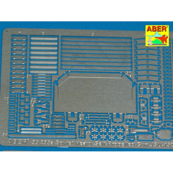 Photo-etched JSU-152 - vol.1 - basic set 1/35 ABER 35235
