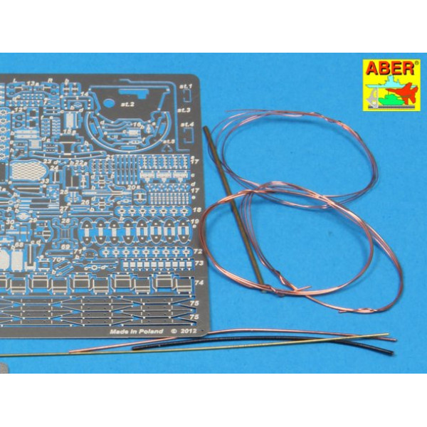 Photo-etched Iraqi Medium Tank T-55 ''ENIGMA'' - vol.1 - basic set 1/35 ABER 35253