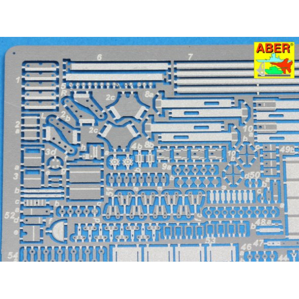 Photo-etched Iraqi Medium Tank T-55 ''ENIGMA'' - vol.1 - basic set 1/35 ABER 35253