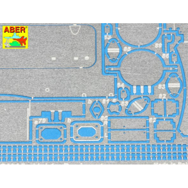 Photo-etched Iraqi Medium Tank T-55 ''ENIGMA'' - vol.1 - basic set 1/35 ABER 35253