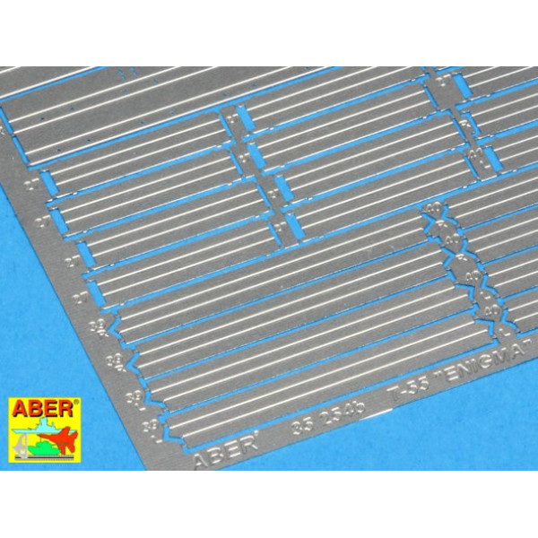 Photo-etched Iraqi Medium Tank T-55 ''ENIGMA'' - vol. 2 - fenders  1/35 ABER 35254