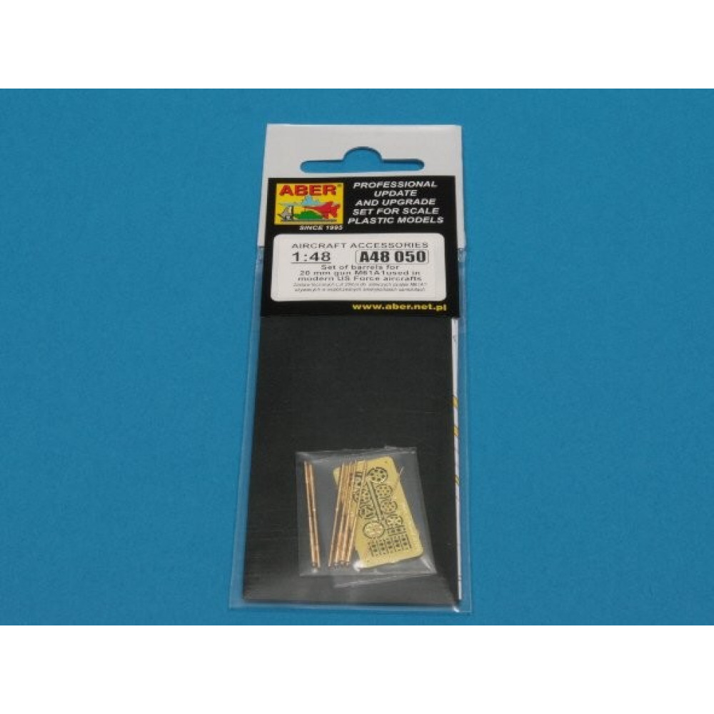 Set of barrels for 20 mm gun M61A1used in modern US Force aircrafts 1/48 Aber A48 050