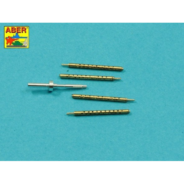 Armament for U.S. fighter Lockheed P-38 F/G Lighting: 1 x 20mm 4x 12,7mm gun barrels 1/48 Aber A48 118