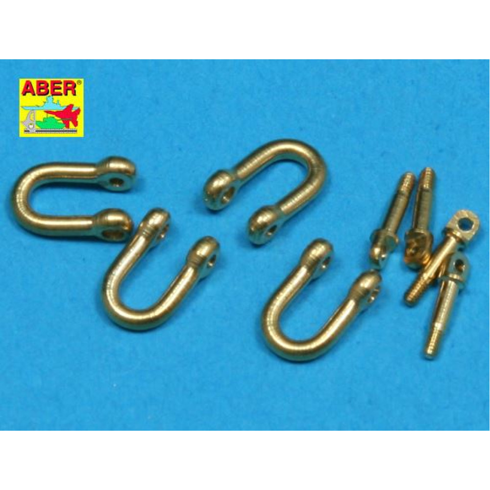 Late model Shackle for Pz.Kpfw.VI Tiger Ausf.B x 4pcs 1/35 ABER R-13