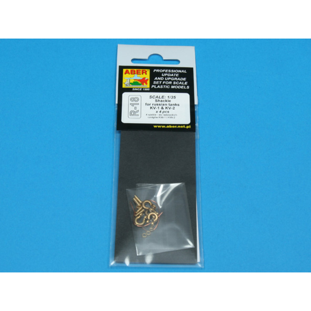 Shackle for russian tanks KV-1, KV-2 and JS-2 - 4 pcs. 1/35 ABER R-18