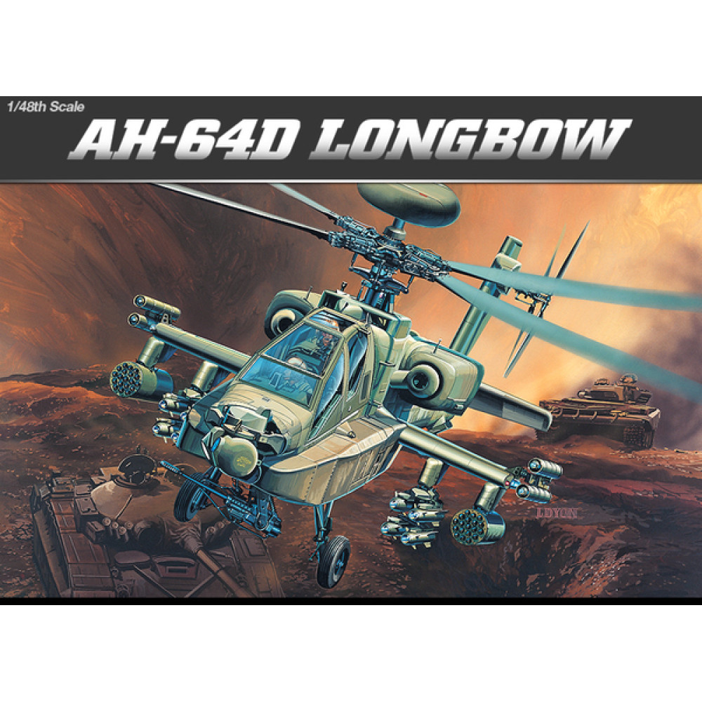 Helicopter AH-64D LONGBOW 1/48 Academy 12268
