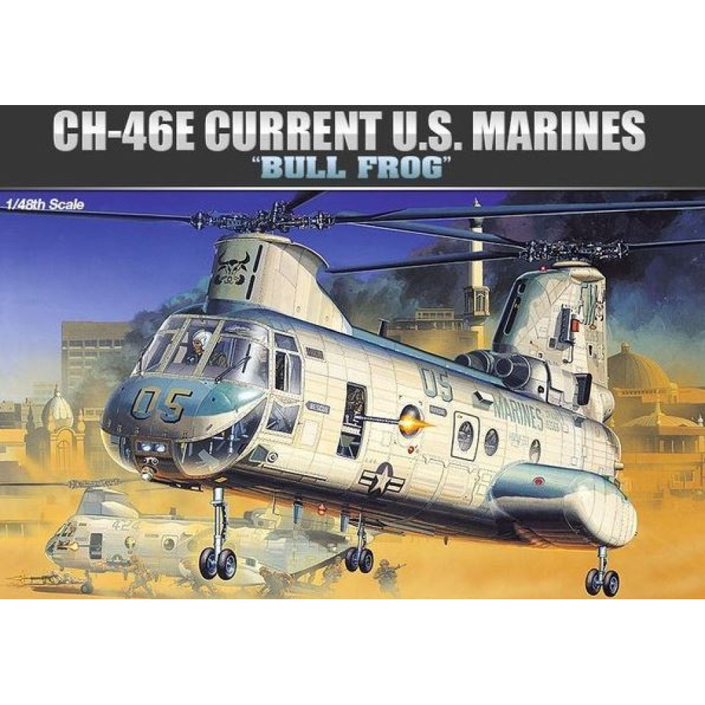 Helicopter CH-46E "Bull Frog" 1/48 Academy 12283