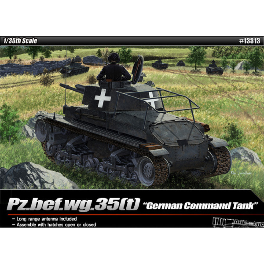 Pz.bef.wg.35(t) "German Command Tank"  1/35 Academy 13313