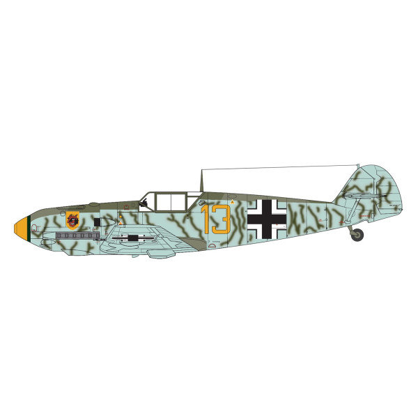 Літак винищувач Messerschmitt Bf109E-4  1/72 Airfix  01008A