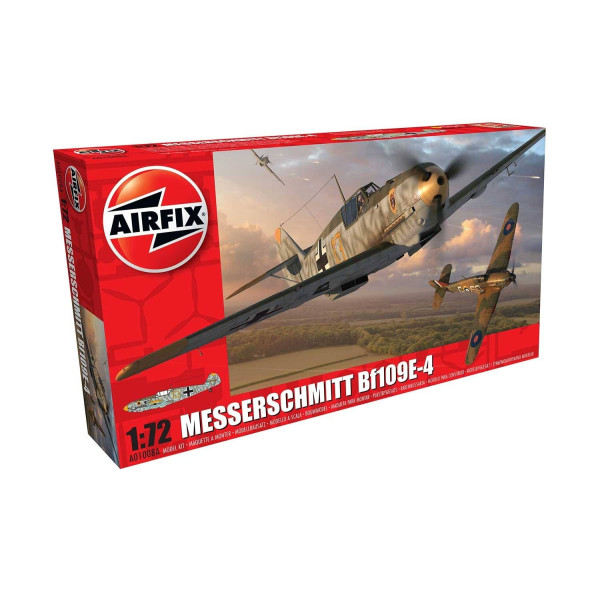 Літак винищувач Messerschmitt Bf109E-4  1/72 Airfix  01008A