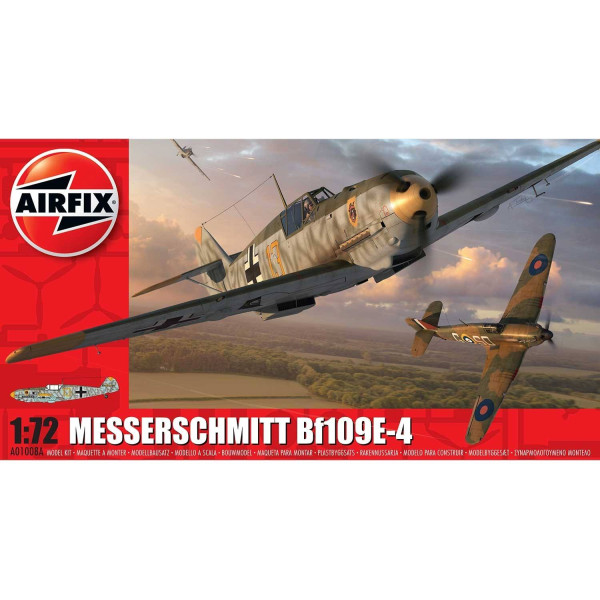 Літак винищувач Messerschmitt Bf109E-4  1/72 Airfix  01008A