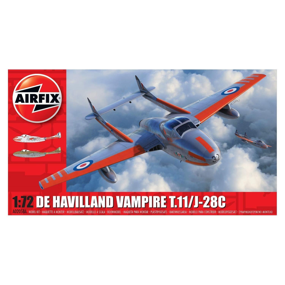 deHavilland Vampire T.11 / J-28C   1/72 Airfix   02058A