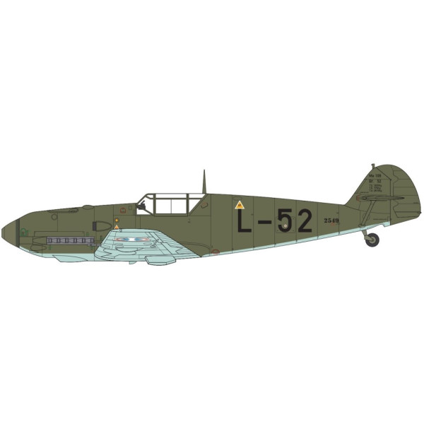 Messerschmitt Bf-109E-3 / E-4 німецький винищувач 1/48 Airfix 05120a