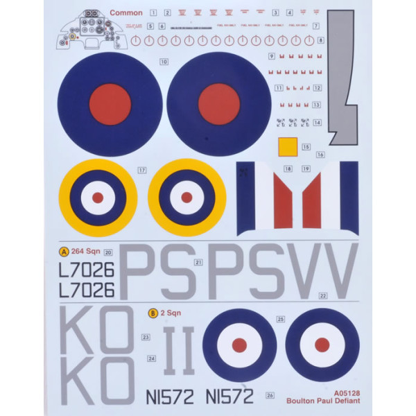 Boulton Paul Defiant Mk1  1/48 Airfix   05128