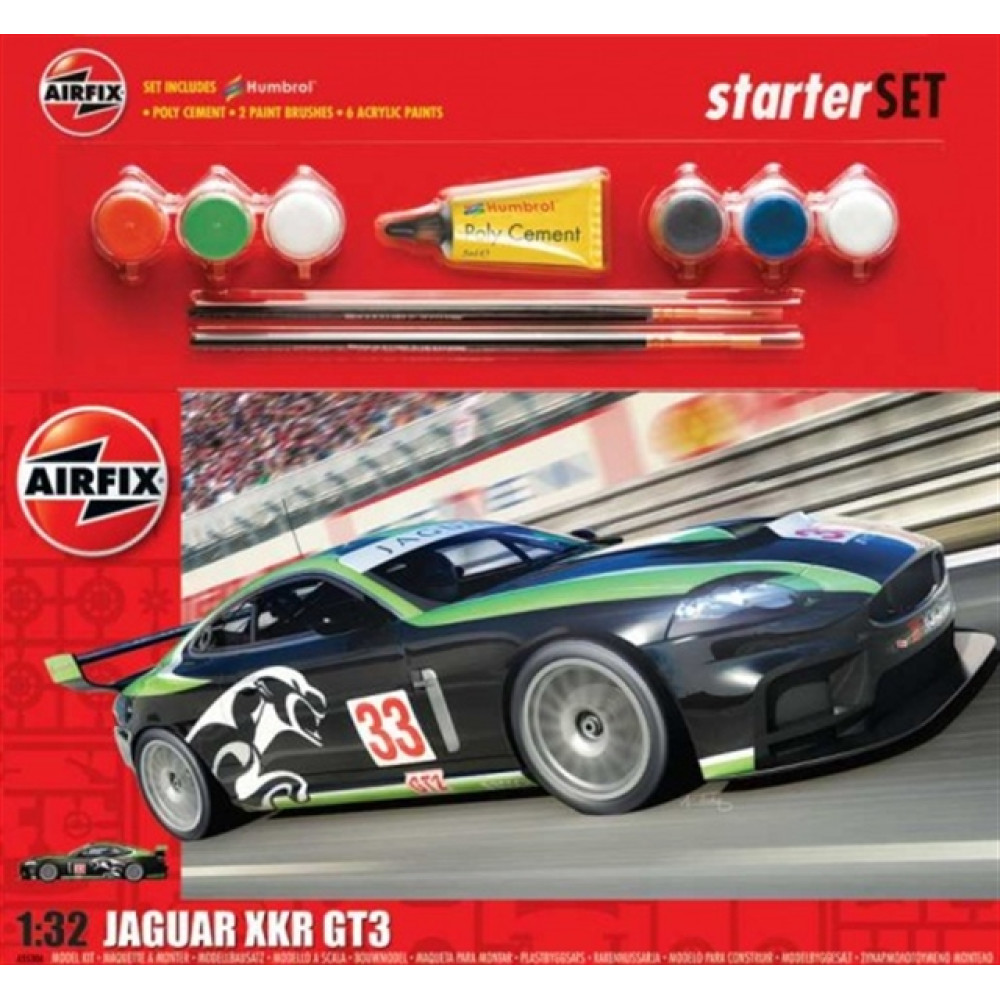 Jaguar XKRGT "Fantasy Scheme" (Starter Set)  1/32 Airfix   55306