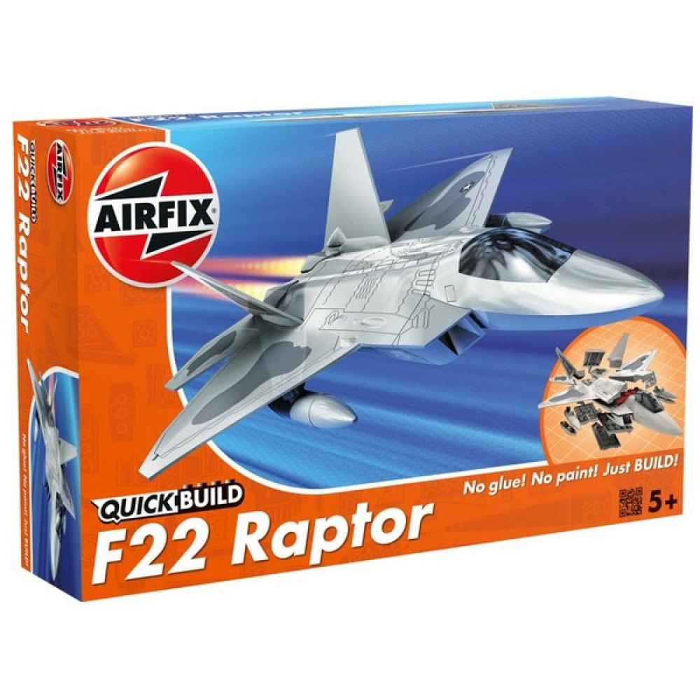 Quick Build F-22 Raptor  Airfix   6005