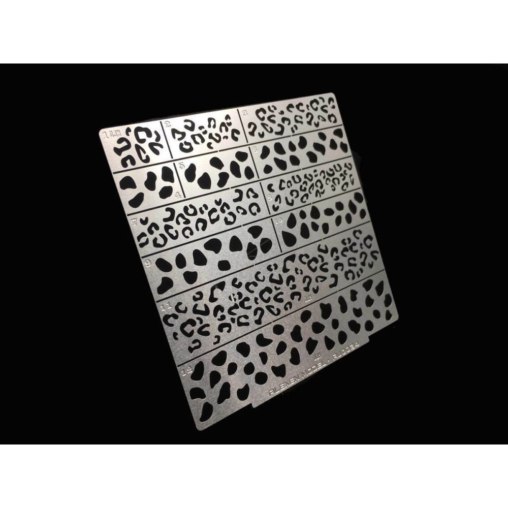 Stencil "Leopard camouflage"  Alexen Models AJ0034