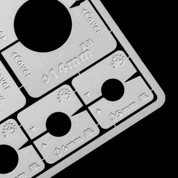 Adjustable stencil for rollers and wheels Alexen Models AJ0050