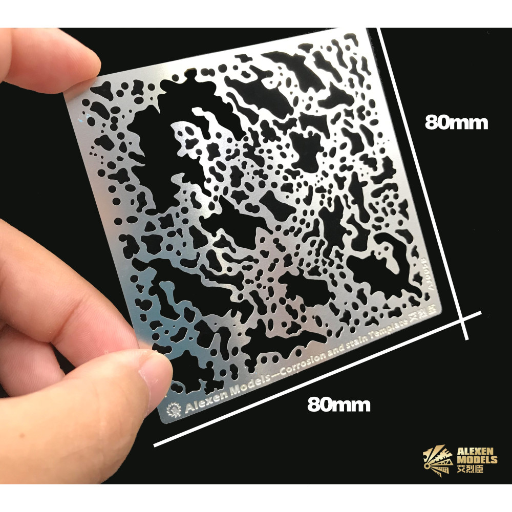 Stencil Water stains Type B 1/35 Alexen Models AJ0058