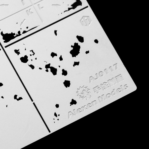 Stencil Damage and paint stains 1/35 Alexen Models AJ0117