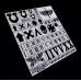 Military Airbrush Template Warhammer 40K/U Regiment/Space Marines/Ultramarines  Alexen Models AJ0120