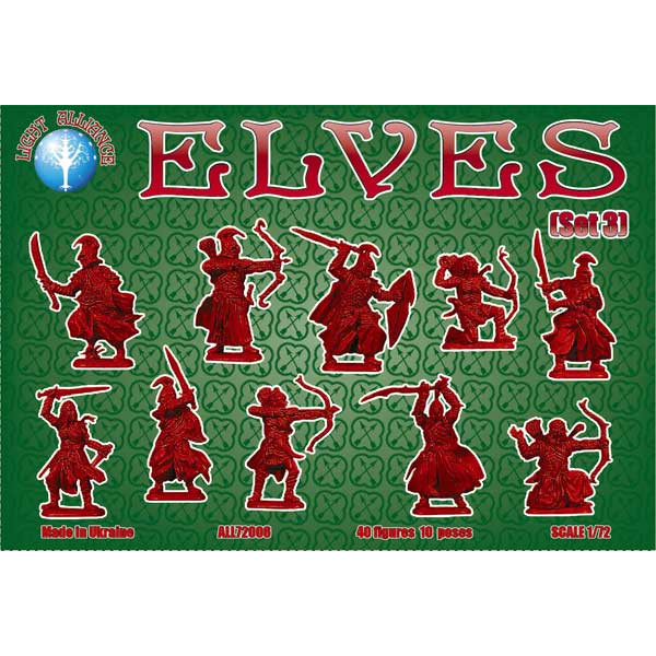 Elves. Set 3 (40 figures) 1/72 Alliance 72006
