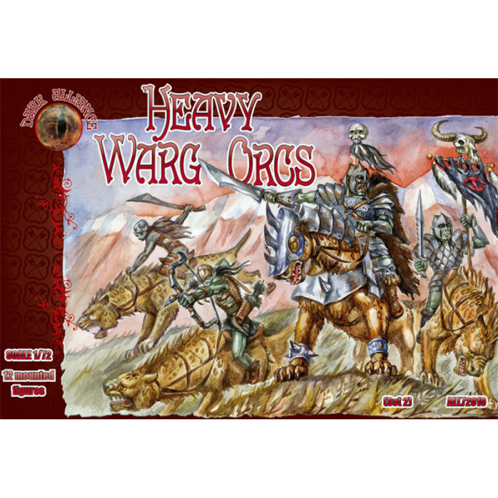 Heavy Warg Orcs   1/72 Alliance 72010