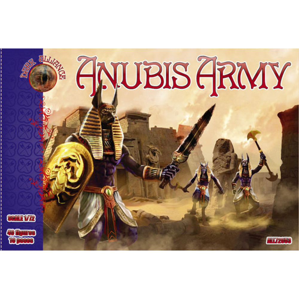 Anubis army (40 figures, 10 poses) 1/72 Alliance 72053
