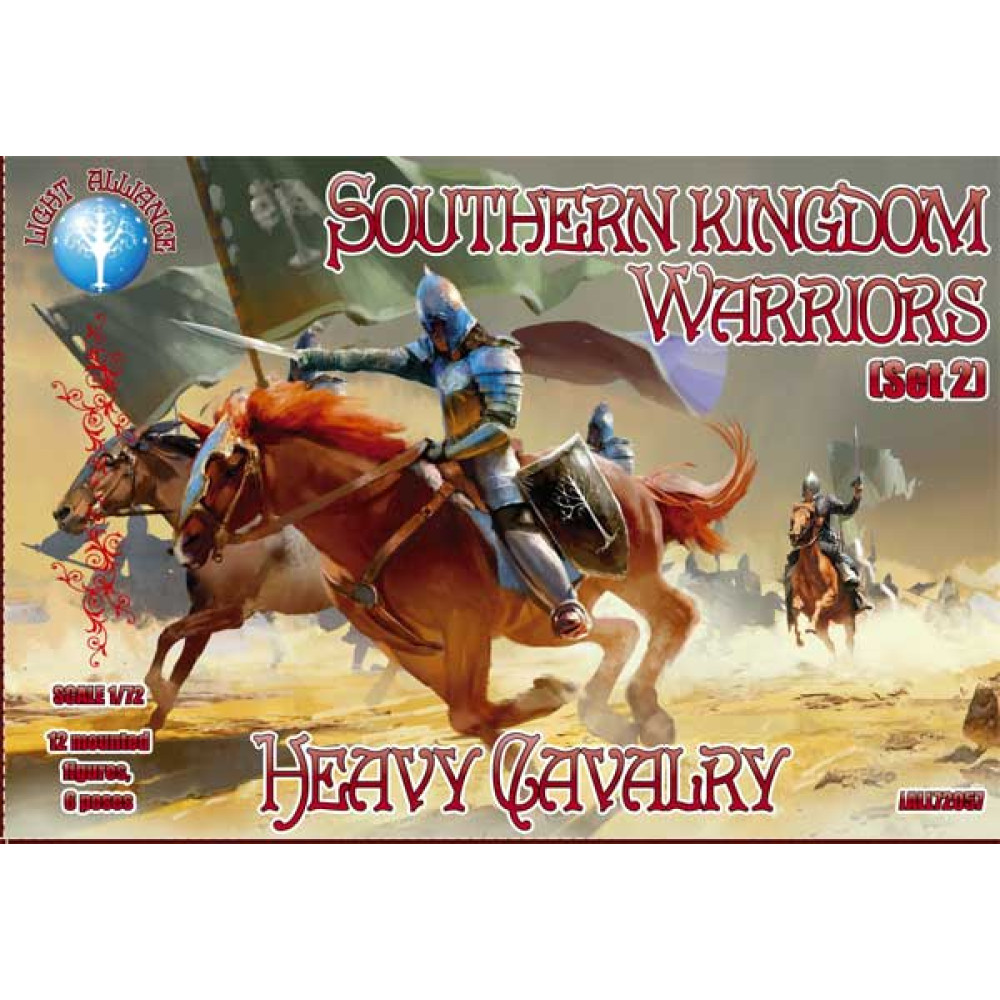 Southern kingdom Warriors (set 2) Heavy Cavalry (12 figures) 1/72 Alliance 72061